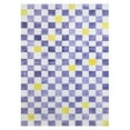 thumbnail image 1 of TOWN & COUNTRY PLAY Niko Checkmate Kid's Washable Area Rug, Soft & Plush, Safe Non-Slip Backing, Bedroom Rug, Dorm Decor, Playroom & Classroom Rugs, Purple/Multi, 7'10"x10'2", 1 of 12