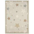 thumbnail image 1 of TOWN & COUNTRY PLAY Super Star Galaxy Kids Area Rug, Soft & Plush, Calming, Bedroom Rug, Nursery Decor, Playroom & Classroom Rugs, Beige/Multi, 7'10"x10’2”, 1 of 4