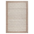 thumbnail image 1 of TOWN & COUNTRY TERRA Nalani Textured Diamond Hand-Knotted Flatwoven 100% Natural Jute Area Rug, Brown, 8'x10', 1 of 10