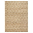 thumbnail image 1 of TOWN & COUNTRY TERRA Sol Interwoven Diamond Hand-Knotted Flatwoven 100% Natural Jute Area Rug, Natural/Black, 5'x7’, 1 of 9