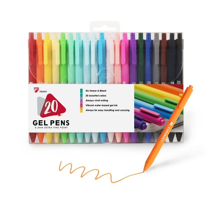 5-color Simple Gel Pens For Offices, Schools, Adults And Teenagers