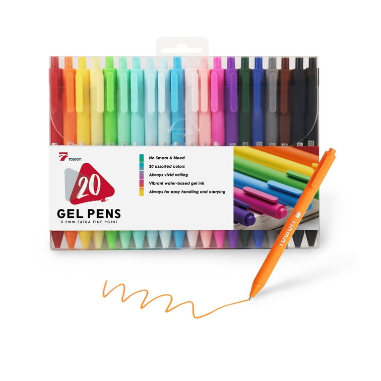 12 Colored 03 Fine Tip Color Inking Pens For Drawing Archival