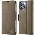 thumbnail image 1 of TOWOND Phone Case for iPhone 14 Pro Max Magnetic Wallet Phone Case Protective Leather Case with Card Holder Function Shockproof Flip Case Brown, 1 of 8