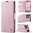 thumbnail image 1 of TOWOND Phone Case for iPhone 15 Pro Magnetic Wallet Phone Case Protective Leather Case with Card Holder Function Shockproof Flip Case Pink, 1 of 8