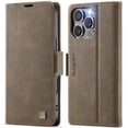 thumbnail image 1 of TOWOND Phone Case for iPhone 16 Pro Max Magnetic Wallet Phone Case Protective Leather Case with Card Holder Function Shockproof Flip Case Brown, 1 of 8