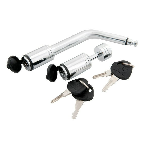 TOWSMART Steel Boomerang Bent Trailer Hitch Pin and Coupler Lock Security Kit, 1/2 in. and 5/8 in. Diameter Pin, Fits 1-1/4 in. and 2 in. Receivers