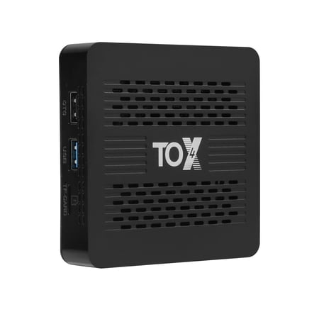 TOX4 Android TV Box, RK3528 Octa-Core, 4GB RAM 32GB ROM, Android 13, Wi-Fi 6, BT5.2, 4K Ultra HD, HDR10+, IR Remote Control