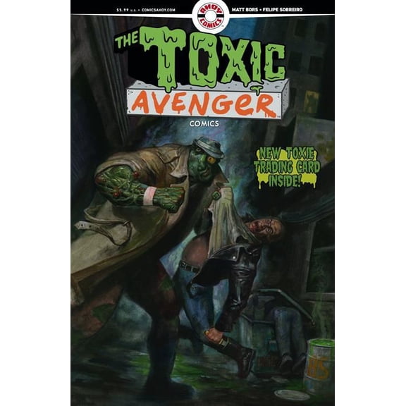 TOXIC AVENGER COMICS #2 CVR D FRED HARPER EXCLUSIVE TRADING CARD BY MATT BORS VAR (MR) Ahoy Comic Book 2025