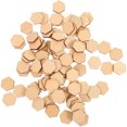 thumbnail image 1 of TOXMENT 100Pc Hexagonal Wood Slices for DIY Crafts & Home Decor, 1 of 9