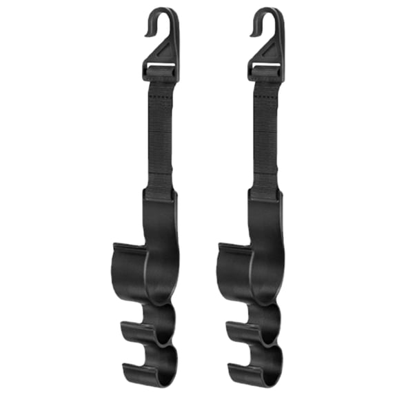 TOXMENT 2pcs Seat Headrest Hook Car Storage Hanger Auto Interior Seatback Hanging Hook