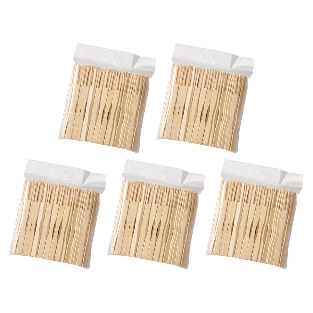Stickless Toothpick TOXMENT 500 Disposable Bamboo Fruit Toothpicks - Walmart.com