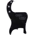 thumbnail image 1 of TOXMENT Bass Pickguard with Prewired Pickup - Black, 1 of 9