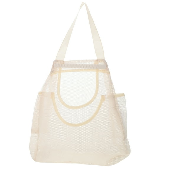 GOOHOCHY Onion Storage Bags Polyester Beige For Homeowners 1Pcs 17.7X10.4X0.1In