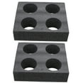 thumbnail image 1 of GOOHOCHY Beverage Cup Carrier Holder Foam Cup Holder Tray Black 2Pcs 9.4X7.9X2.6In, 1 of 8