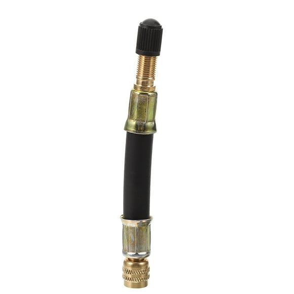 TOXMENT Tire Valve Extension 5 Inch Flexible Valve Stem Extenders Tire Valve Extension Adaptor Compatible For Cars Truck Motorcycle Bike Scooter