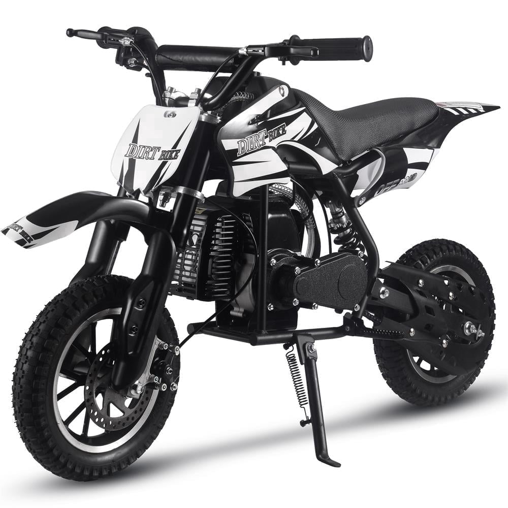 TOXOZERS 50cc dirt bike, Perfect Starter Kids Dirt Bike for adventure,Sturdy Gas Dirt Bike for Beginner,2-Stroke,Black