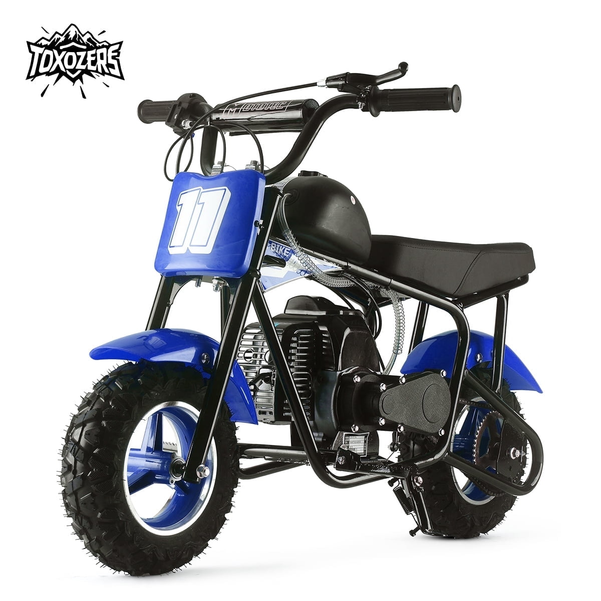 TOXOZERS Mini Bike,50cc 2-Stroke Dirt Bike for Backyard & Trail,20 MPH Max Speed,180 lbs Weight Limit