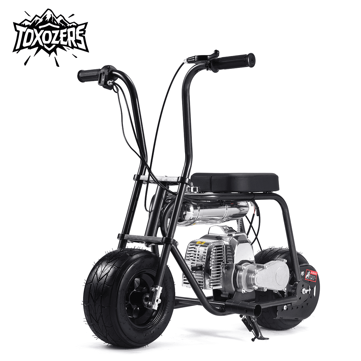 TOXOZERS Mini Bike,50cc Gas-Powered Mini Dirt Bike with Extra-Wide Seat ...