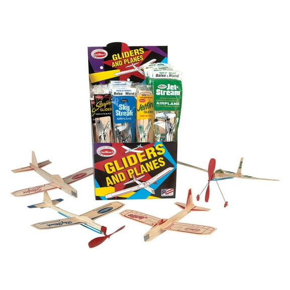 TOY AIRPLANE BALSA AST (Pack of 1)