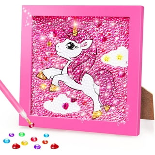 Diamond Painting Kits For Kids, Diamond Painting Stickers, Arts And Crafts  For Kids, Gem Sticker, Gem Art Kits For Kids, Diamond Dots Kids Girls  6-8-12, Ice Cream Diamond Painting For Kid 