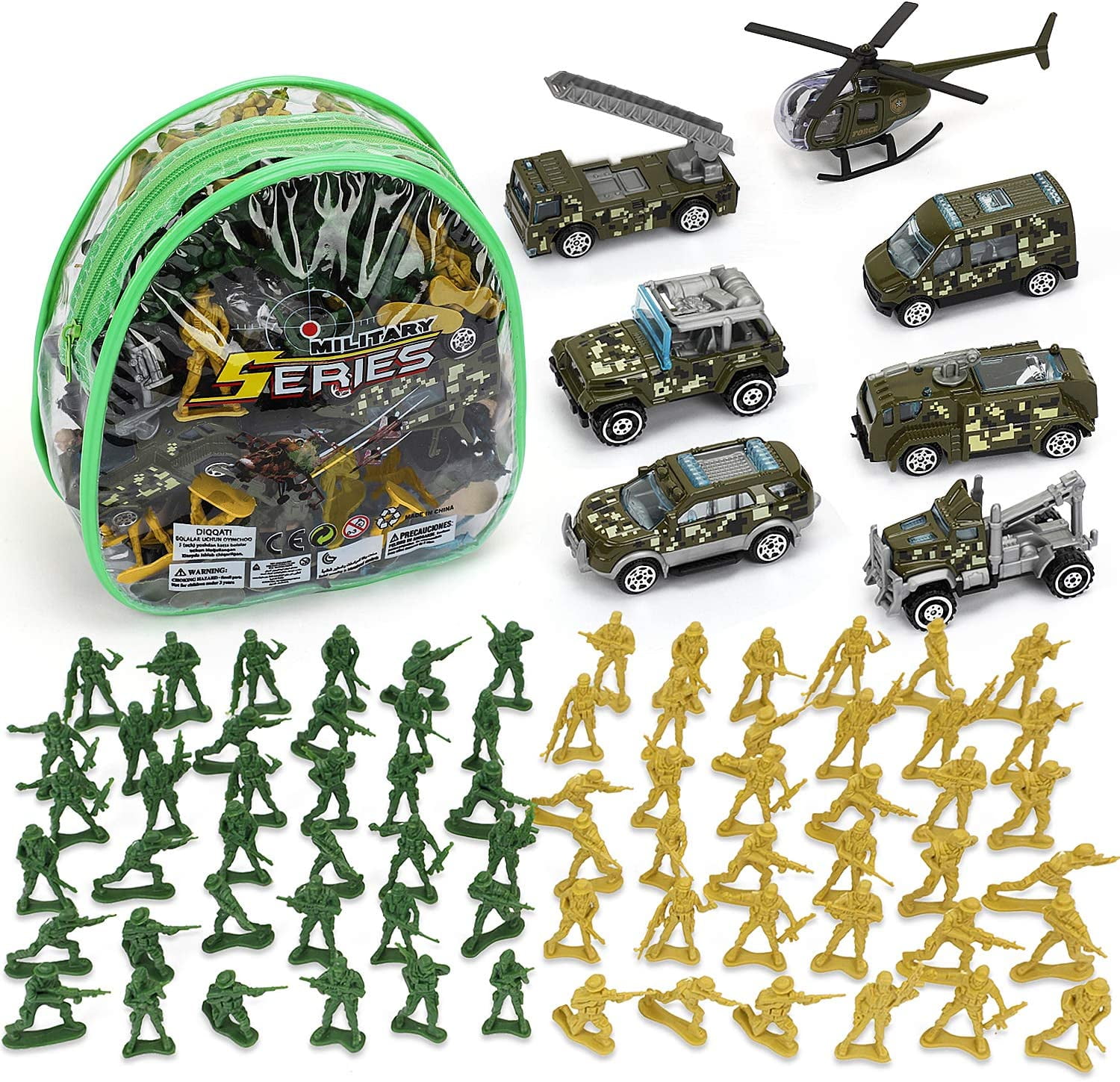 Army Men Play Figures For Boys BMC Classic Green PLASTIC ARMY Men
