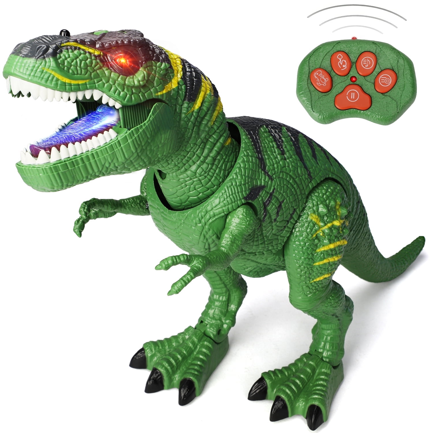 Fridja Walking Dinosaur Todler Toy with Light Up and Music, Kids  Interactive Dinosaur Toys,Batterry Operated, Fun Moving Toy for Babies,  Toddlers and Kids 