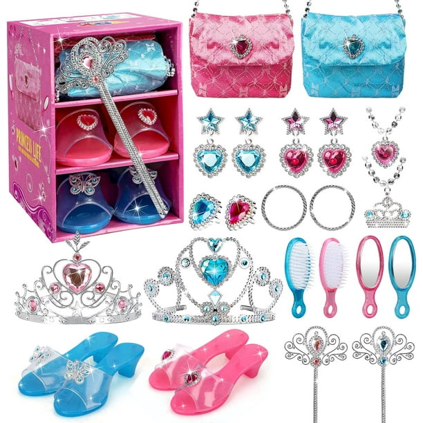 TOY Life Princess Toys for Girls with Princess Crown Play Jewelry for ...