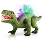 TOY Life Walking Dinosaur Toys for Kids, Light up Robot Toys, 12 inches Dinosaur with Mouth Moves & Roars, Electronic Dino Toys Robot Dinosaur Gift for Kids 3 4 5 6 7 Years