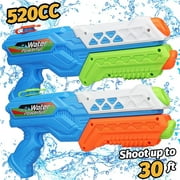 TOY Life Water Guns for Kids - 520cc Squirt Guns, 2 Pack Super Soaker Water Gun, Water Blaster Leakproof Pool Water Guns Squirt Guns for Kids, Toddlers, Adults, Summer Outdoor Toys for Kids