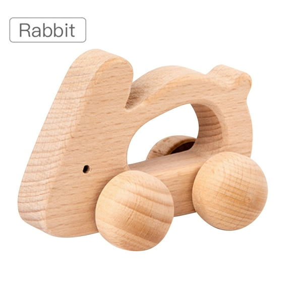 TOY Life Wooden Cars for Toddlers 1-3, Toys for Babies 0-6-12 Months, Baby Rattle Wooden Toy Truck, Baby Boy Nursery Decor, Wooden Rattle Baby Toy for 1 + Year Old, Wood Car for Boys