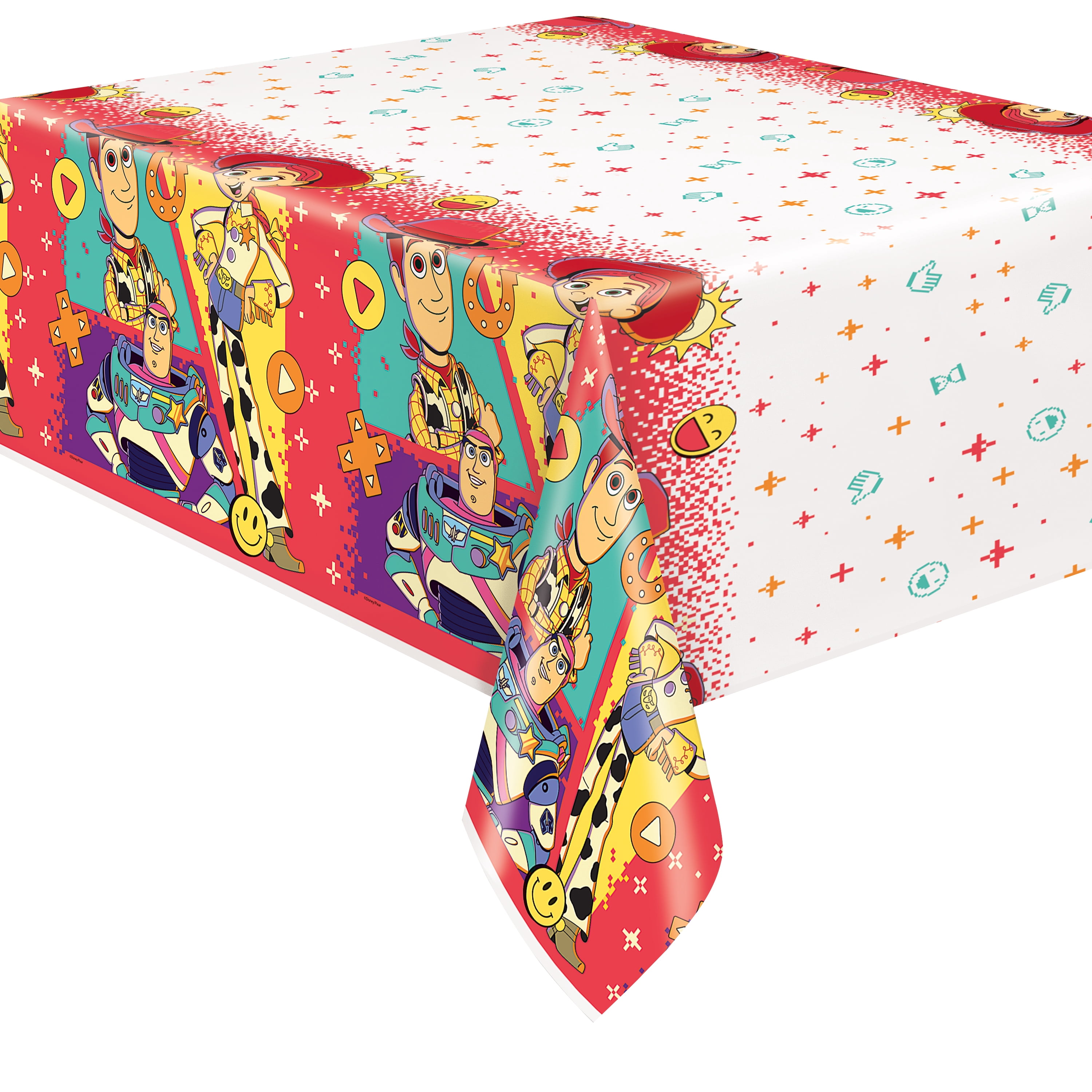 Toy Story 1 Count 54IN x 84IN Multicolor Plastic Table Cover