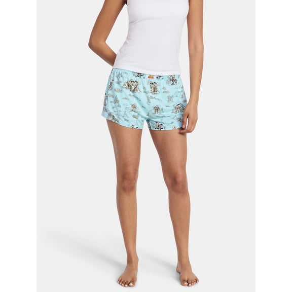 Toy Story Women's Jersey Knit Sleep Shorts, 2-Pack, Sizes XS-3X