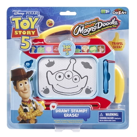 Disney Pixar Toy Story Magna Doodle for Kids Ages 3+ with Stampers & Pen