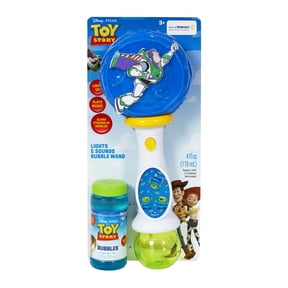 Toy Story Buzz Lightyear Light and Sound Bubble Wand for Kids Ages 3 and up