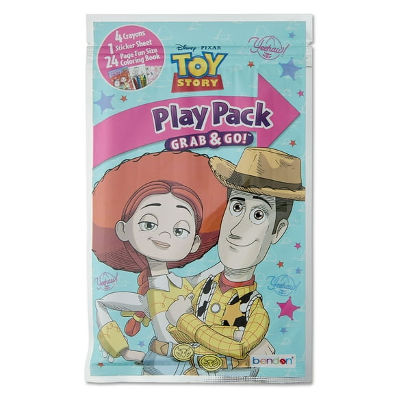 Toy Story Valentine's Day Grab & Go Play Pack, 24-Page Mini Coloring Book - Kids Activity by Bendon