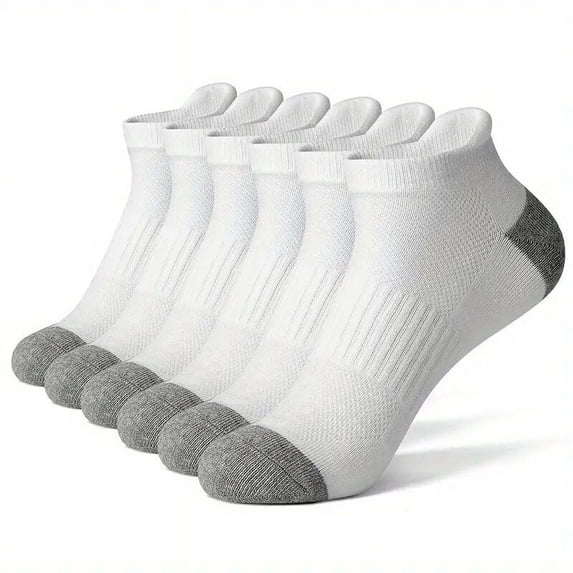 TOYAN Breathable cotton socks basketball sports boat socks spring and summer men's black and white short socks-3Packs