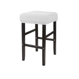 Shukii Stool Covers Rectangle Stretch Rectangle Bar Stool Covers Washable Counter Stool Covers Bar Stool Seat Covers for Wooden Metal Bench Black S 2pcs Walmart