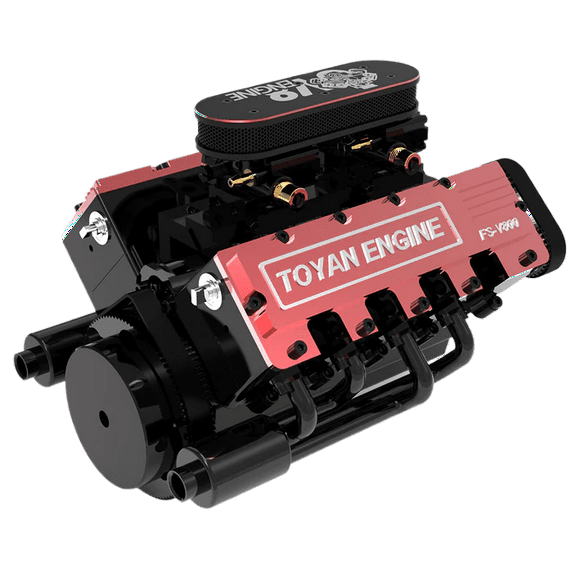 TOYAN FS-V800 V8 Nitro Engine 28cc - Build Your Own Working V8 Engine Model Kit