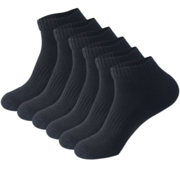 TOYAN Large size thickened boat socks men's towel socks short socks terry sports socks winter warm cotton socks-3Packs
