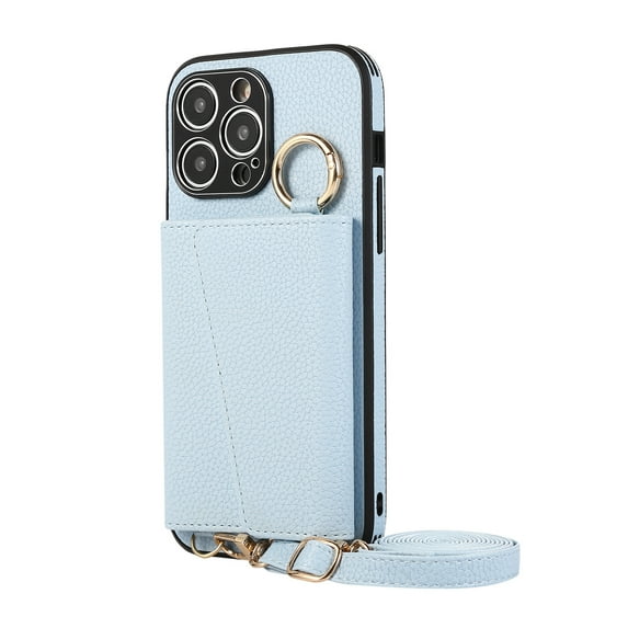 TOYAN Mobile Phone Case Protective Cover Cosmetic Mirror Leather Case Card Card Crossbody