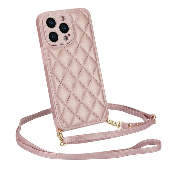 TOYAN Protective case, mobile phone case, back case, crossbody rope, rhombus fashion