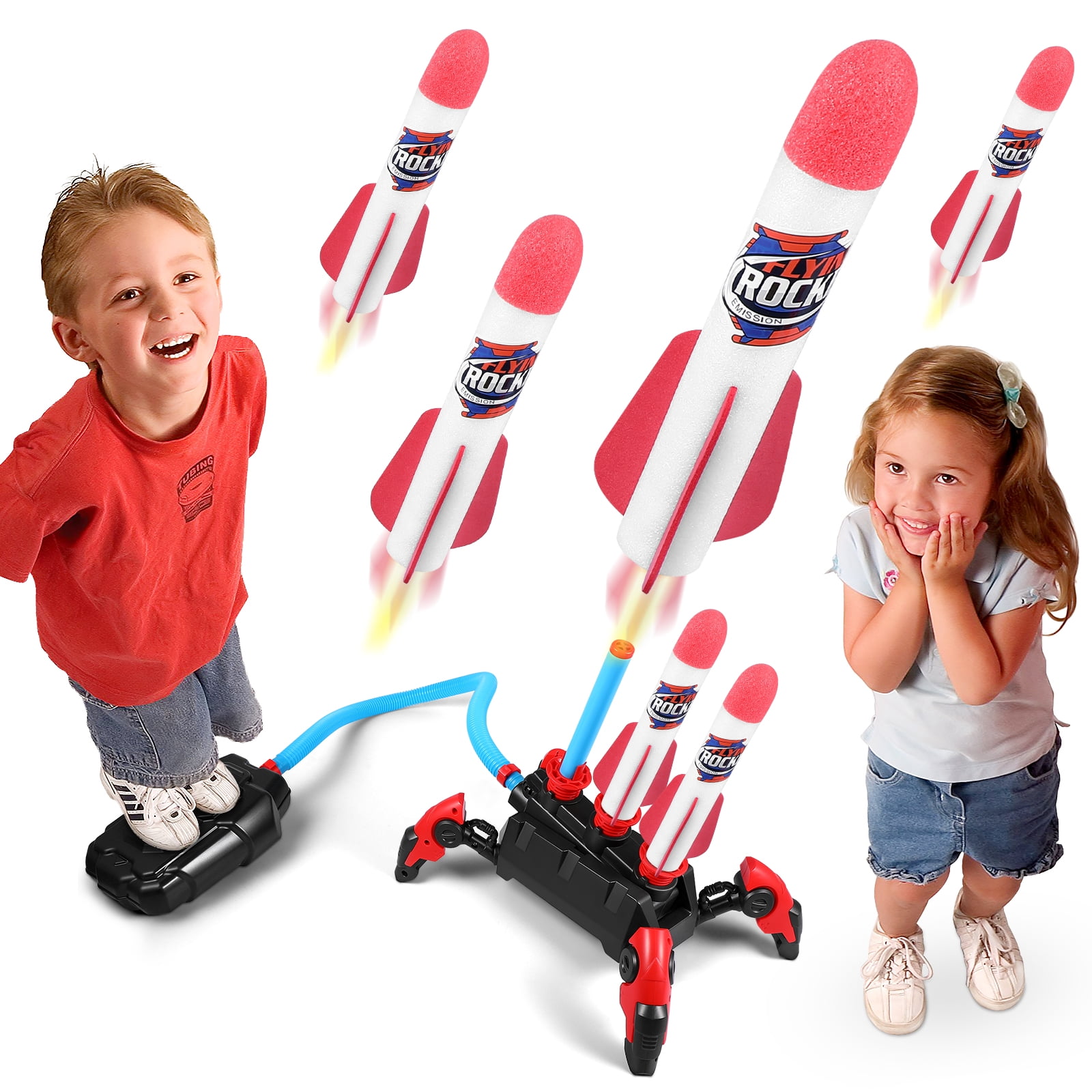 TOYANDONA 1 Set Kids Rocket Launcher Toy High Flying Rocket Toys Air