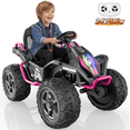 thumbnail image 1 of TOYBSNR 24V Ride on Toy for Kid, Electric ATV with Remote Control, 4 Wheeler with Music & Colored Light, 2WD/4WD Switchable Power Quad for 3-8 Years Old, Pink, 1 of 10