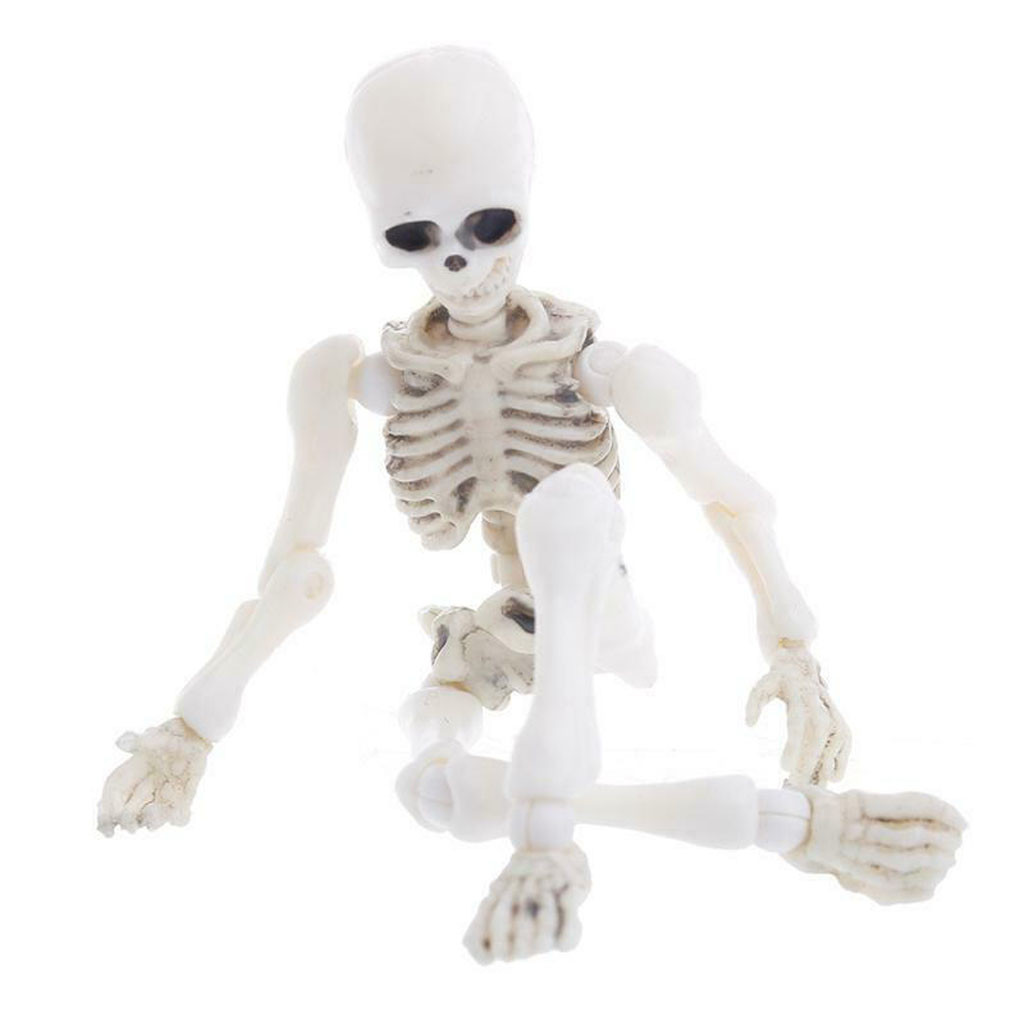 Set Of 3 Super Articulated 8-Inch Skeleton Action Figures – Mego-Style – Classictvtoys
