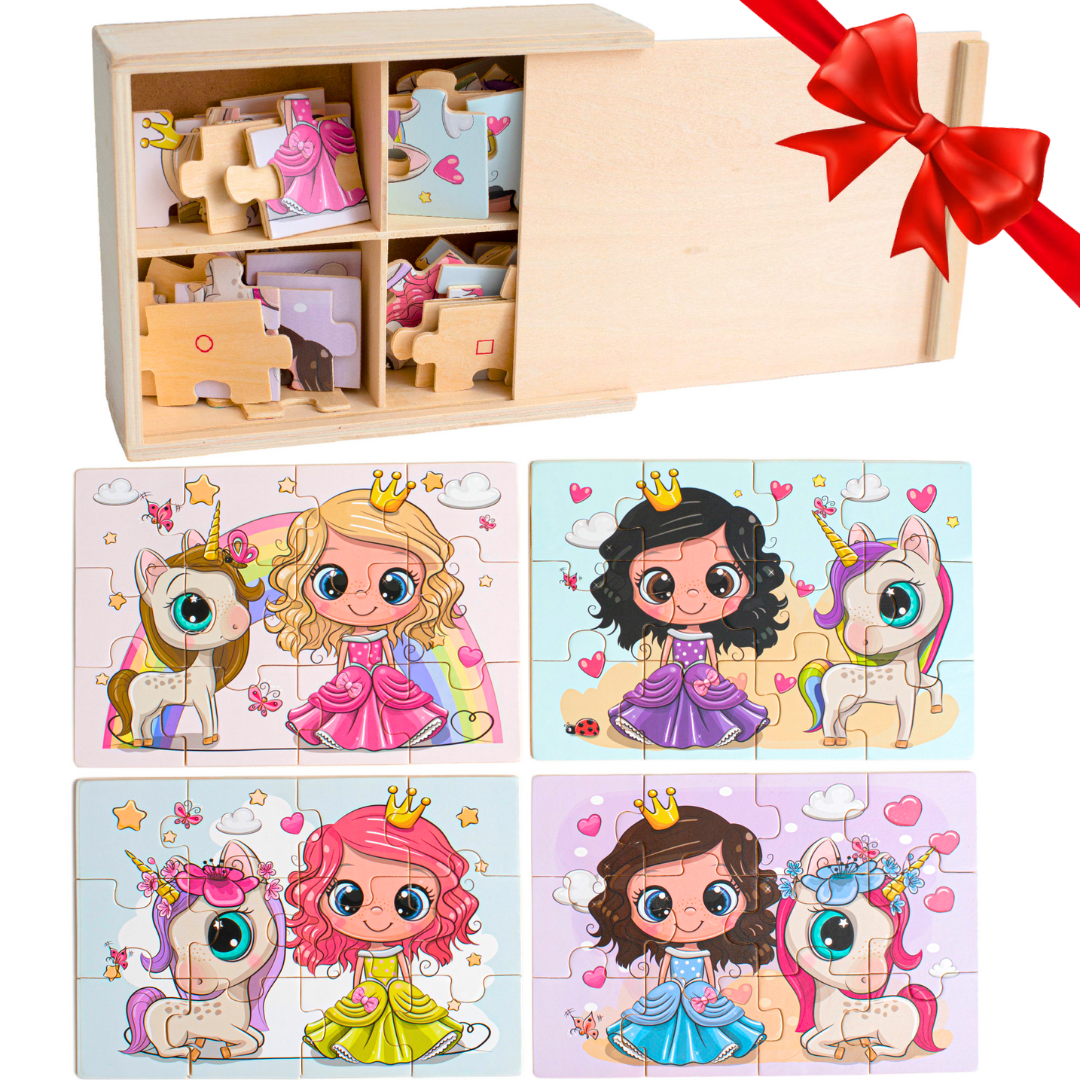 Melissa & Doug Self-Correcting Alphabet Wooden Puzzles With Storage Box