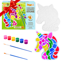 TOYLI Unicorn Stepping Stone Painting Kit for Kids, Girls, Boys, Toddlers, Art for Kids