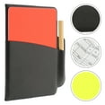 thumbnail image 1 of TOYMYTOY 1Set Professional Referee Kit with Yellow and Red Cards in Portable Black Wallet, 1 of 8