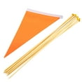 thumbnail image 1 of TOYMYTOY Lawn Marking Flags Orange Polyester for Plant Identification 10Pcs, 1 of 5