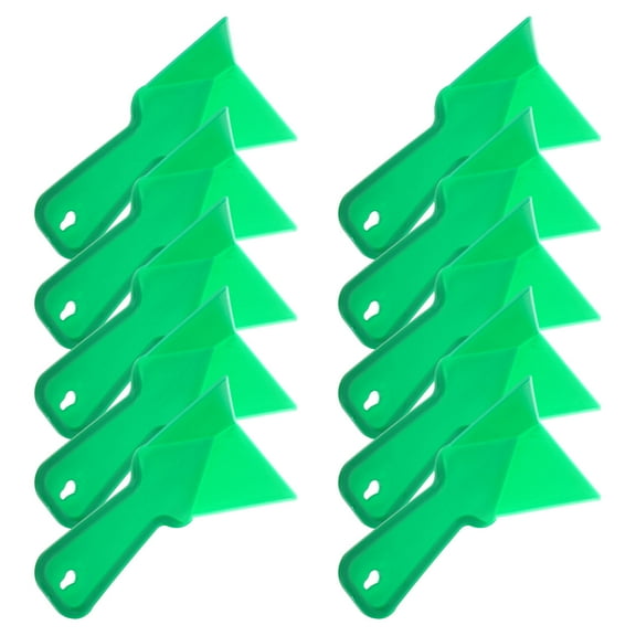 TOYMYTOY 10Pcs Green Plastic Drywall Corner Trowels for Efficient Outside Corner Finishing