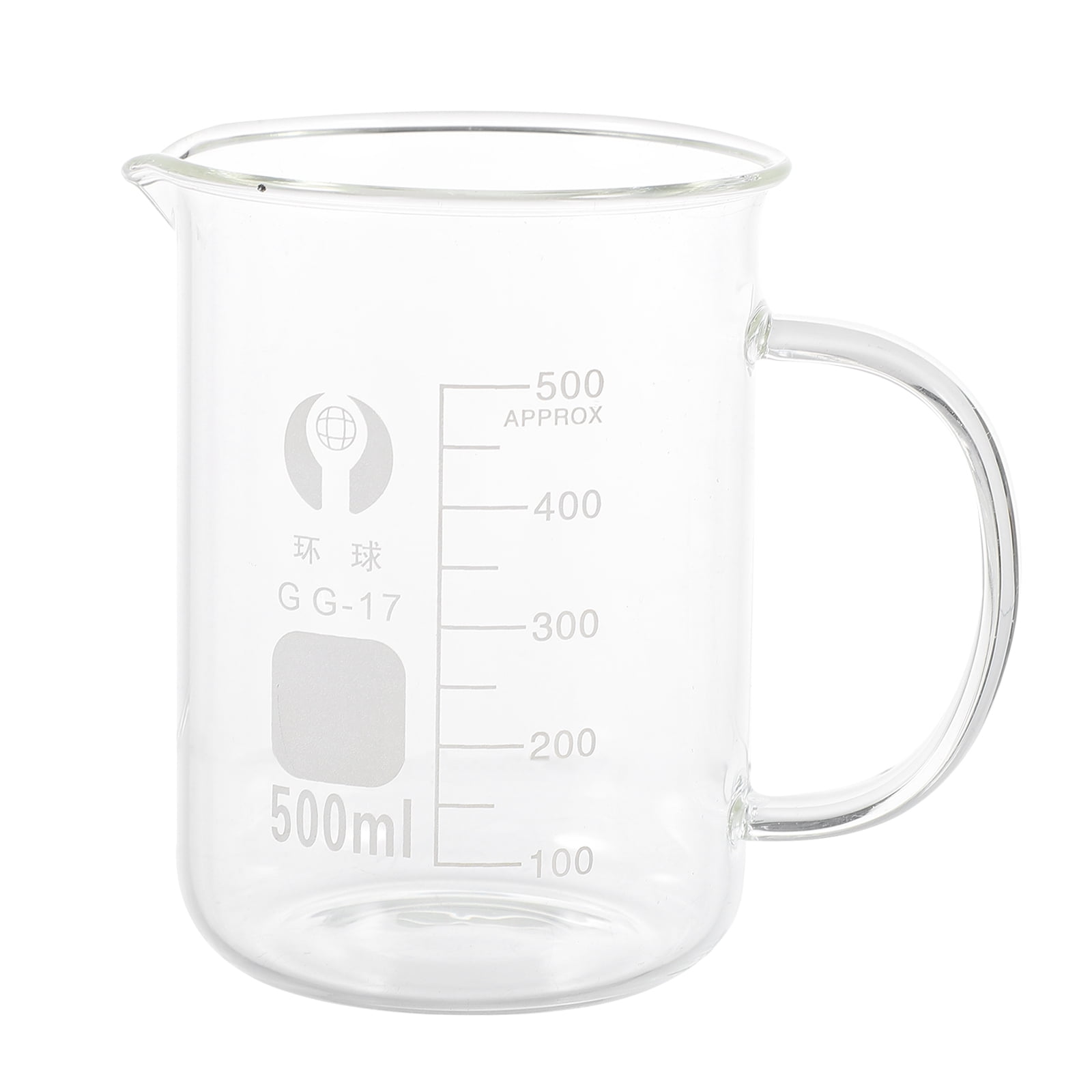 TOYMYTOY 1Pc 500ML Measuring Cup Glass Graduated Measuring Cup Liquid